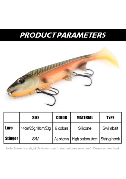 Spinpoler Big Fish Yumuşak Balıkçılık Yemi Stinger Rig Kanca Seti 14CM/18CM Jigging Trolling Tuzlu Su Deniz Balıkçılığı Takımı Pesca (Yurt Dışından) modelleri