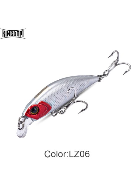 Kingdom Sinking Minnow Wobblers Balıkçılık Yemleri 45MM 60MM Alabalık Için Uzak Atış Balıkçılık Yemi B Crankbaits Ince Gövde Sert Yem (Yurt Dışından)