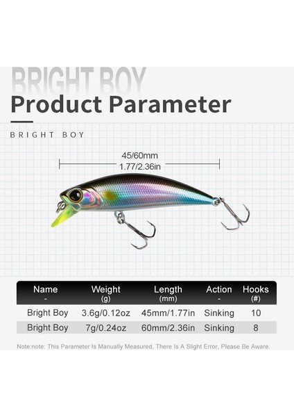 Kingdom Sinking Minnow Wobblers Balıkçılık Yemleri 45MM 60MM Alabalık Için Uzak Atış Balıkçılık Yemi B Crankbaits Ince Gövde Sert Yem (Yurt Dışından) modelleri