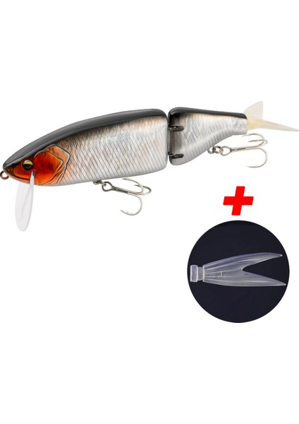 Swimbait Büyük Balıkçılık Yemi Yapay Sert Yem 140MM Eklemli Balıkçılık Yemi Predator Wobbler Minnow Pike Için (Yurt Dışından)
