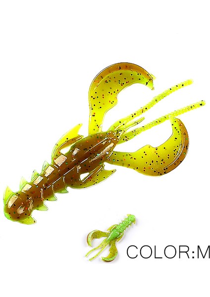 Supercontinent Crazy Lures 65MM/10 Adet 40MM/20 Adet Yumuşak Yem Balıkçılık Yemleri Karides Istakoz Yumuşak Plastik Yem Balıkçılık Yemleri (Yurt Dışından)