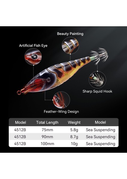 Kingdom Sp Balıkçılık Yemleri 5.8g 8.7g 10G Kalamar Jigleri Yapay Kalamar Kancası Jigging Yemleri Deniz Balıkçılığı Kalamar Egı Aydınlık Yem (Yurt Dışından) modelleri