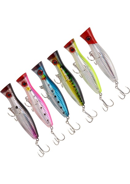 Adet Büyük Balıkçılık Yemleri 12,5 cm 40 G Popper Yem Sert Yapay Yem Crankbait Jigbait Wobblers Pike Levreği Balıkçılık Takımı (Yurt Dışından) fiyatları