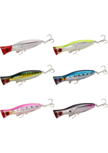 Adet Büyük Balıkçılık Yemleri 12,5 cm 40 G Popper Yem Sert Yapay Yem Crankbait Jigbait Wobblers Pike Levreği Balıkçılık Takımı (Yurt Dışından) fırsatları