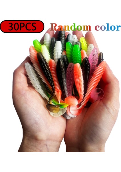 Silikon Yem 30 Adet 60 Adet 100 Adet Balıkçılık Yemleri Yumuşak Yemler Crankbait Wobblers Balıkçılık Sahte Balık Yemleri Tüm Balıkçılık Araçları Için (Yurt Dışından)