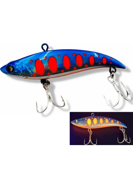 Rattlin Vika S Buz Balıkçılığı Vib Yemleri MM/16G 90MM/28.5G Kış Titreşim B Pike Yemi 90MM 18G Rattlin Smith Bay Blue Yemi (Yurt Dışından) fırsatları