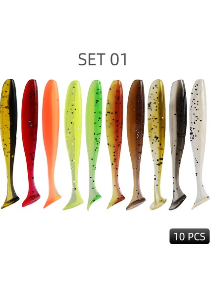 Meredıth Easy Shiner Balıkçılık Yemleri 50MM 65MM mm 100MM Wobblers Sazan Balıkçılığı Yumuşak Yemler Silikon Yapay Plastik Yemler (Yurt Dışından)