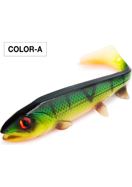 Spinpoler Bombshad Kare Kuyruklu Swimbait Shad Pike Yemleri 14CM 18CM Baskı Silikon Yapay Büyük Yakalama Için Deniz Balıkçılığı Wobbler (Yurt Dışından)