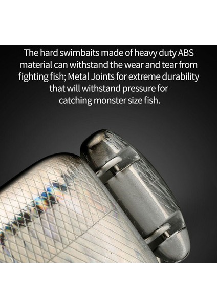 Swimbait Büyük Balıkçılık Yemi Yapay Sert Yem 140MM Eklemli Balıkçılık Yemi Predator Wobbler Minnow Pike Için (Yurt Dışından) fırsatları