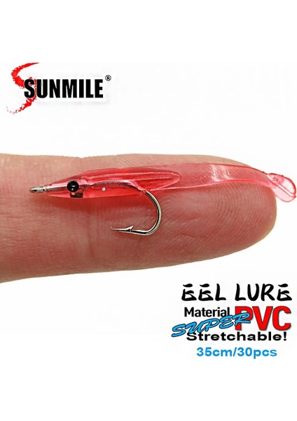 Sunmıle 30 Adet Yılan Balığı Yumuşak Balıkçılık Yemi 35MM Pescatackle Wobblers Balık Yemleri Sazan Leurre Souple Yumuşak Yemler (Yurt Dışından)