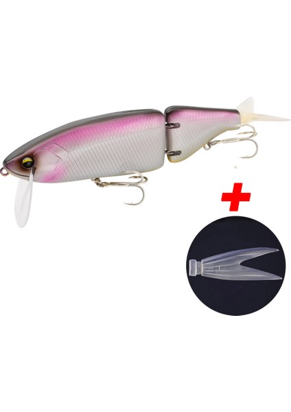 Swimbait Büyük Balıkçılık Yemi Yapay Sert Yem 140MM Eklemli Balıkçılık Yemi Predator Wobbler Minnow Pike Için (Yurt Dışından)