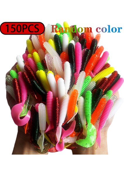50 Adet 100 Adet 150 Adet Silikon Yem Sahte Balık Yemleri Swimbait Balıkçılık Hepsi Balıkçılık Araçları Wobblers Crankbait Yemleri Yapay (Yurt Dışından)