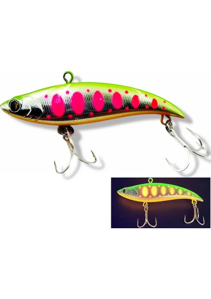 Rattlin Vika S Buz Balıkçılığı Vib Yemleri MM/16G 90MM/28.5G Kış Titreşim B Pike Yemi 90MM 18G Rattlin Smith Bay Blue Yemi (Yurt Dışından) modelleri