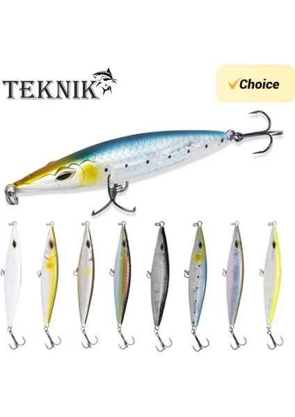 Teknik Fishing Lure 2024 Yüzen Kalem Yem 90/110/130MM Stickbait Asturies Wobbler Topwater Asturie Yemleri Deniz Palamutları Için (Yurt Dışından) fiyatları