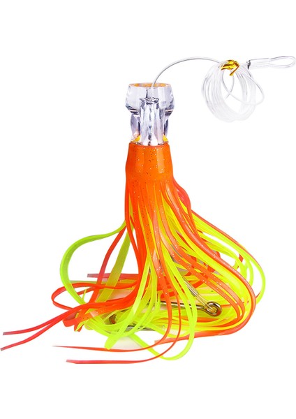 Adet 65G/100G Reçine Başlı Ahtapot Yumuşak Etek Yemi Derin Deniz Tekne Balıkçılığı Büyük Trolling Yemi Ton Balığı Wahoo Hızlı Batır (Yurt Dışından)