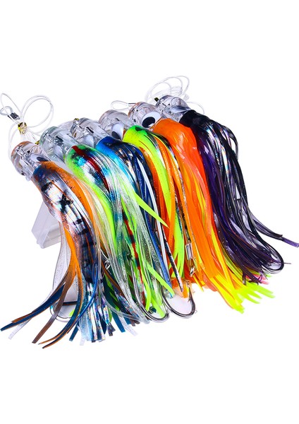 Adet 65G/100G Reçine Başlı Ahtapot Yumuşak Etek Yemi Derin Deniz Tekne Balıkçılığı Büyük Trolling Yemi Ton Balığı Wahoo Hızlı Batır (Yurt Dışından) fiyatları