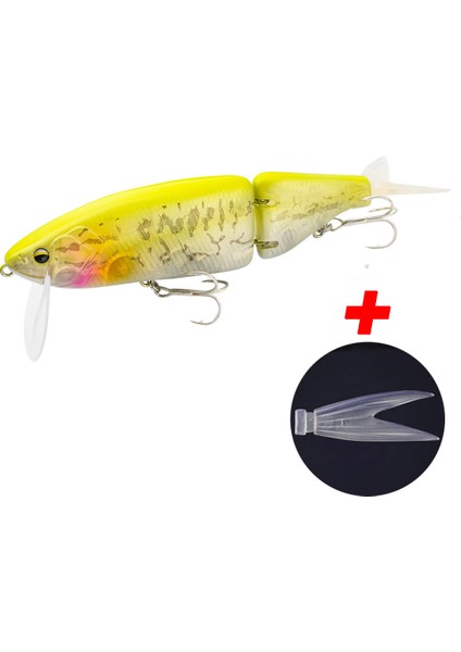 Swimbait Büyük Balıkçılık Yemi Yapay Sert Yem 140MM Eklemli Balıkçılık Yemi Predator Wobbler Minnow Pike Için (Yurt Dışından)