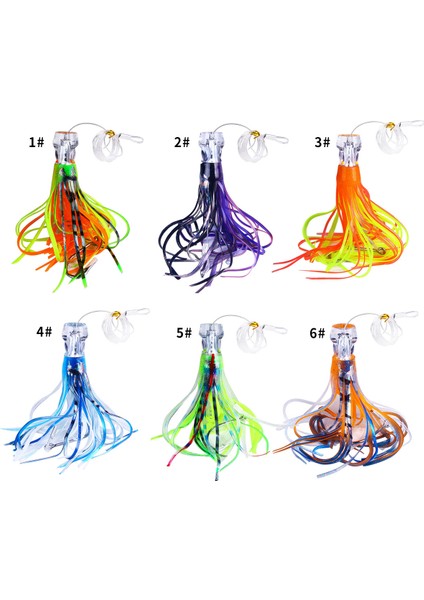 Adet 65G/100G Reçine Başlı Ahtapot Yumuşak Etek Yemi Derin Deniz Tekne Balıkçılığı Büyük Trolling Yemi Ton Balığı Wahoo Hızlı Batır (Yurt Dışından) modelleri