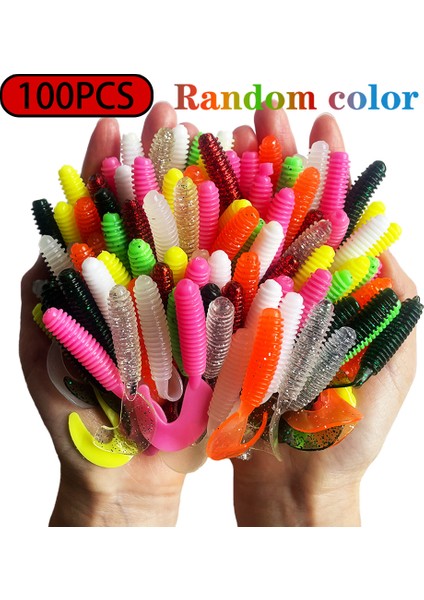 50 Adet 100 Adet 150 Adet Silikon Yem Sahte Balık Yemleri Swimbait Balıkçılık Hepsi Balıkçılık Araçları Wobblers Crankbait Yemleri Yapay (Yurt Dışından)