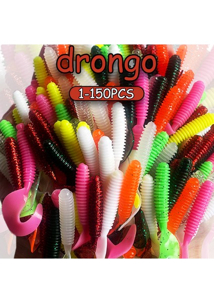 50 Adet 100 Adet 150 Adet Silikon Yem Sahte Balık Yemleri Swimbait Balıkçılık Hepsi Balıkçılık Araçları Wobblers Crankbait Yemleri Yapay (Yurt Dışından) fiyatları