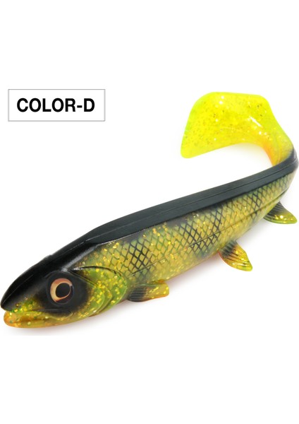 Spinpoler Bombshad Kare Kuyruklu Swimbait Shad Pike Yemleri 14CM 18CM Baskı Silikon Yapay Büyük Yakalama Için Deniz Balıkçılığı Wobbler (Yurt Dışından)