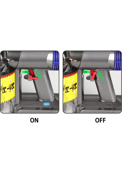 V6 V7 V8 V10 V11 Elektrikli Süpürge Için 3x Tetik Kilidi, Güç Düğmesi Aksesuarları, Parmağınızı Serbest Bırakın Gri (Yurt Dışından) fırsatları