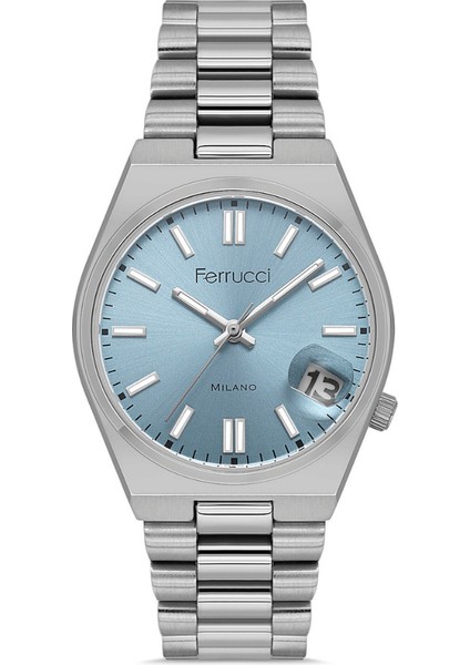 FER.03450M.03 Çelik Kordon Kadın Kol Saati