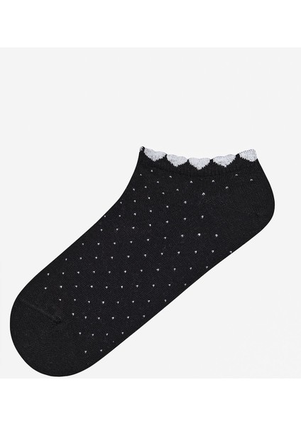 Tiny Heart 3lü Gri Siyah Beyaz Burun Dikişsiz Patik Çorap fırsatları
