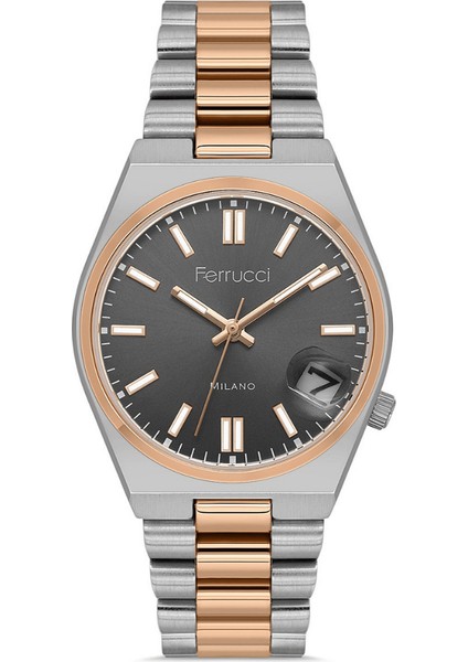 FER.03450M.01 Çelik Kordon Kadın Kol Saati