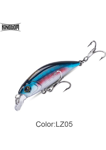Kingdom Sinking Minnow Wobblers Balıkçılık Yemleri 45MM 60MM Alabalık Için Uzak Atış Balıkçılık Yemi B Crankbaits Ince Gövde Sert Yem (Yurt Dışından)