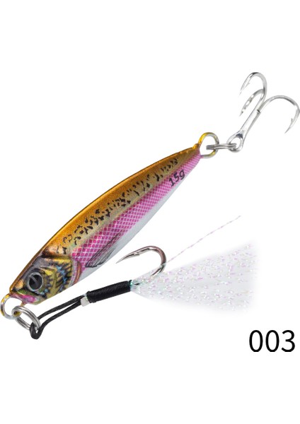 Hunthouse Metal Jig Balıkçılık Yemi Batıran Yavaş Jigging 7G-80G Atış Sert Yem Tuzlu Su Yapay Turna Seab Balık Takımı (Yurt Dışından)