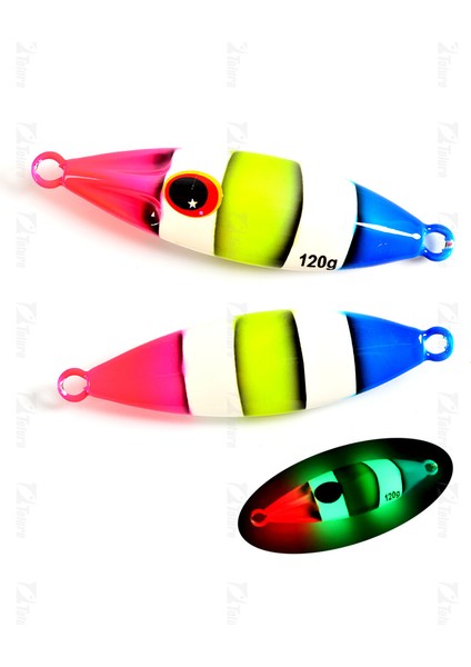 Tolu Slow Bee Slow Pitch Jig 30G 40G 60G 80G 100G 120G Shore Casting Jigging Kaşık Yem Glow Tuzlu Su Balıkçılığı Yemi Kancalı (Yurt Dışından)