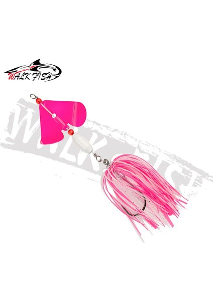 Walk Fısh 1 Adet Yeni 19G Spinner Yem Balıkçılık Yemi Pinwheel Blade Chatter Yem Dansçı Buzzbait B Pike Balıkçılık Takımı Için (Yurt Dışından)
