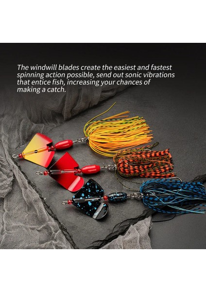 Walk Fısh 1 Adet Yeni 19G Spinner Yem Balıkçılık Yemi Pinwheel Blade Chatter Yem Dansçı Buzzbait B Pike Balıkçılık Takımı Için (Yurt Dışından) fırsatları