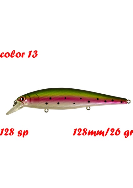 Blegend Balıkçılık Yapay Yem Askılı Minnow Sığ Wobbler Jerkbait Shad B Pike Yemi 128 Sp 78 F 65 Sp (Yurt Dışından)