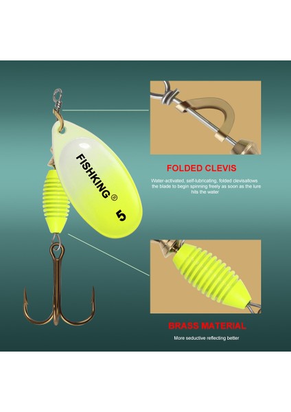 Fısh Kıng Yeni Metal Balıkçılık Yemi 4g 4.8g 7g 10G 14G Döner Yem Yüksek Kaliteli Sert Yemler Üçlü Kanca Balıkçılık Takımı Turna Balığı Için (Yurt Dışından) fiyatları