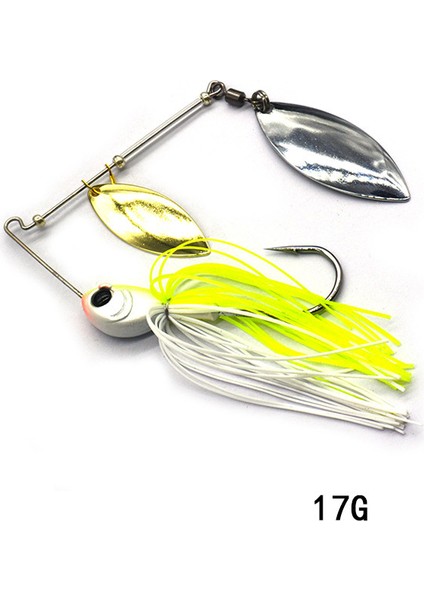 Adet Balıkçılık Yemi 12/17G Wobblers Yemler Spinners Kaşık Yem Pike Peche Takımı Tüm Yapay Yemler Metal Payetler Spinnerbait (Yurt Dışından)