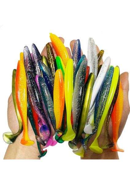1-100 Adet T Kuyruk 70MM 90MM 120MM Shad Solucan Yumuşak Yem Yapay Yem Swimbait Yem Wobbler Yumuşak Yemler Silikon Balıkçılık Sporları (Yurt Dışından) modelleri