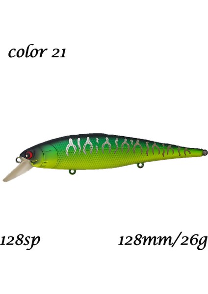Blegend Balıkçılık Yapay Yem Askılı Minnow Sığ Wobbler Jerkbait Shad B Pike Yemi 128 Sp 78 F 65 Sp (Yurt Dışından)