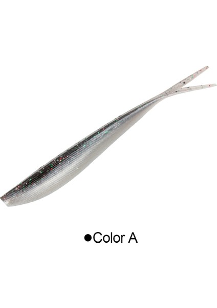 Spinpoler 2" 3" 4" Yumuşak Balıkçılık Yemleri Jerk Minnow Shad Drop Shot Yumuşak Yem Swimbait B Alabalık Turna Balığı Walleye Pesca Için Bölünmüş Kuyruk (Yurt Dışından)