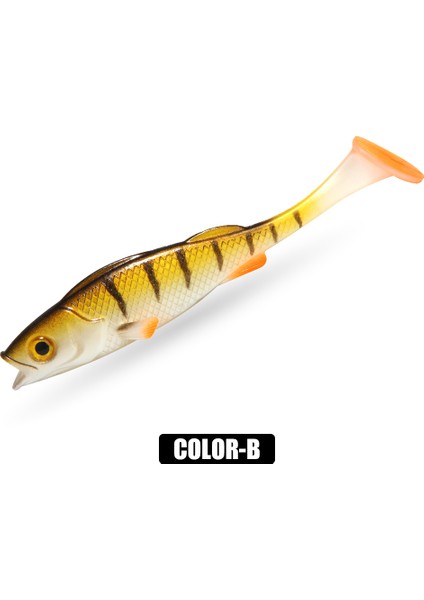Spinpoler Vigour Levrek Shad Yumuşak Swimbait Balıkçılık Yemi 7CM/11CM/14CM Pike Zander B Kürek T Kuyruklu Pesca Sahte Balık Yemi (Yurt Dışından)