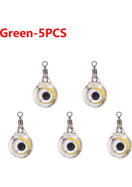 5-20 Adet Mini Balıkçılık Yemi Işık LED Derin Damla Sualtı Göz Şekli Balıkçılık Kalamar Balıkçılık Yemi Balıkları Çekmek Için Aydınlık Yem (Yurt Dışından)
