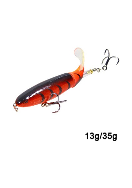 Whopper Plopper 13/15/35G Swimbait Sert Yem Vıb Jig Spin Yem Balıkçılık Döner Kuyruk Su Üstü Balıkçılık Takımı Turna Balığı Için Deniz Kaşığı (Yurt Dışından)