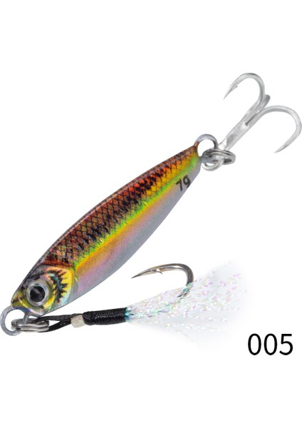 Hunthouse Metal Jig Balıkçılık Yemi Batıran Yavaş Jigging 7G-80G Atış Sert Yem Tuzlu Su Yapay Turna Seab Balık Takımı (Yurt Dışından)