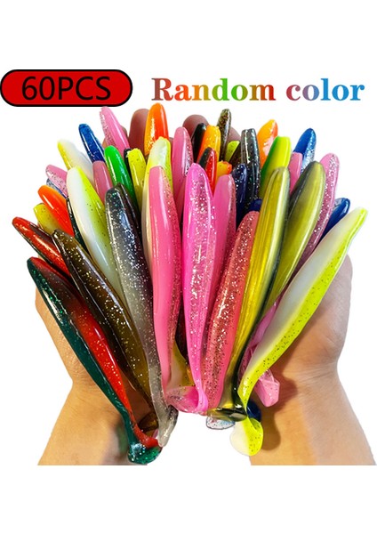 1-100 Adet T Kuyruk 70MM 90MM 120MM Shad Solucan Yumuşak Yem Yapay Yem Swimbait Yem Wobbler Yumuşak Yemler Silikon Balıkçılık Sporları (Yurt Dışından)