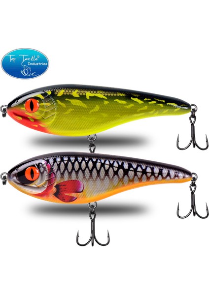 Cf Fıshıng 68MM/78MM/90MM/105MM Yavaş Batan Jerk Yem Yüksek Kaliteli Balıkçılık Yemi Yapay Bigmuskie Pike B (Yurt Dışından) fiyatları