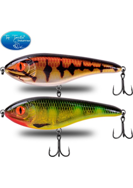 Cf Fıshıng 68MM/78MM/90MM/105MM Yavaş Batan Jerk Yem Yüksek Kaliteli Balıkçılık Yemi Yapay Bigmuskie Pike B (Yurt Dışından) modelleri