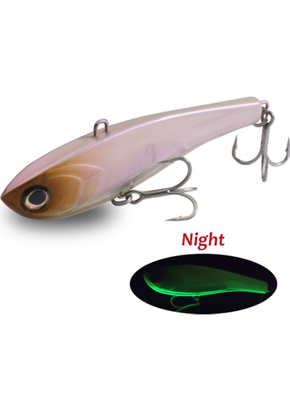 Vıbratıon Yüksek Pitch Vıb 10G 17G 34.5g Batıcı Kalem Yem Uzun Atış Balıkçılık B Pesca Swimbait Kanca Metal Jig Silikon Yem (Yurt Dışından)