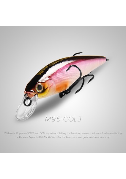 Bearkıng Squad Minnow 95MM 14.8g 65MM 6g Tungsten Ağırlık Sistemi Sp Balıkçılık Yemleri Çeşitli Renkler Krank Wobbler Krank Yemi (Yurt Dışından)
