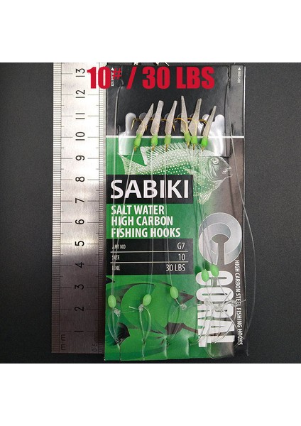 Lunker Sabiki Yem Flaşör Takımı Kancası Yumuşak Yem Işıklı Yılan Balığı Parıltı Koyu Uskumru Balıkçılık Mercan Mulloway Yassı Başlı Kefal Köpekbalığı (Yurt Dışından)